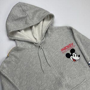 Disney Mickey And Friends Full Zip Hoodie Sweatshirt Women’s 3X Graphic Gray